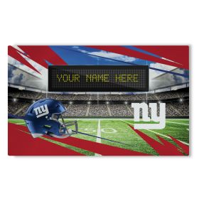 [Personalization Only] Official NFL Giants - 36" x 62" Personalized Washable Rug