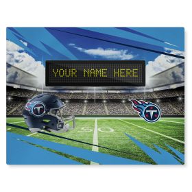 [Personalization Only] Official NFL Titans - 62" x 84" Personalized Washable Rug