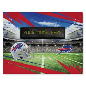 [Personalization Only] Official NFL Bills - 62" x 84" Personalized Washable Rug