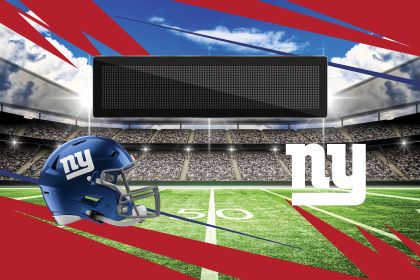 [Personalization Only] Official NFL Giants - 20" x 32" Personalized Washable Rug