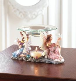 Twin Fairies Oil Warmer