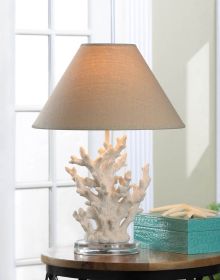 White Coral Table Lamp